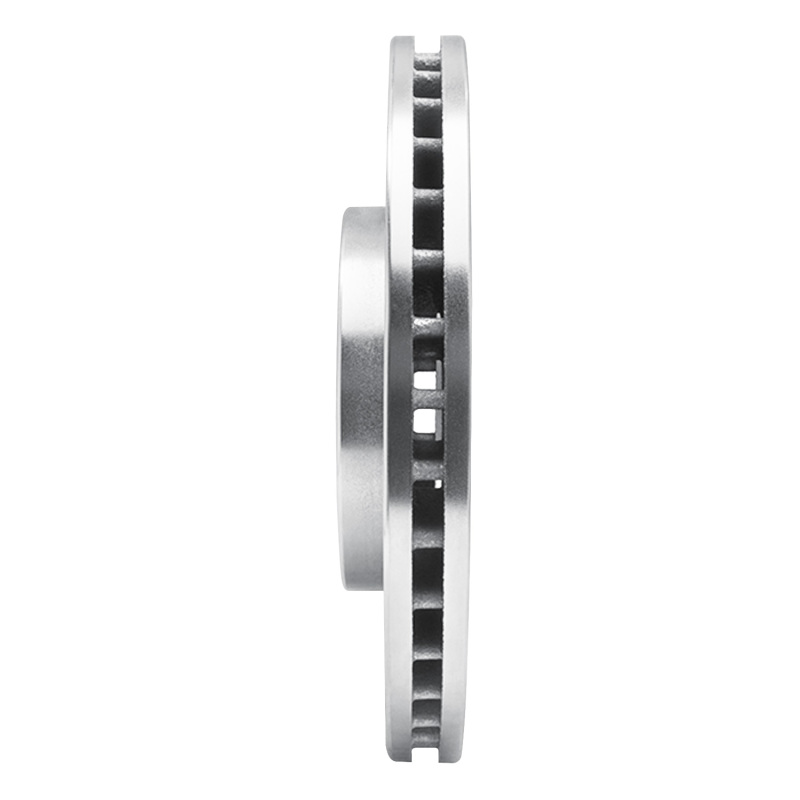 Mitsubishi Montero Brake Rotor (1) - Front Left - R1 Concepts - Drilled & Slotted - Silver - `94-`00